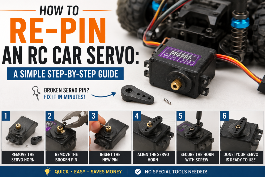 How to Re-Pin an RC Car Servo